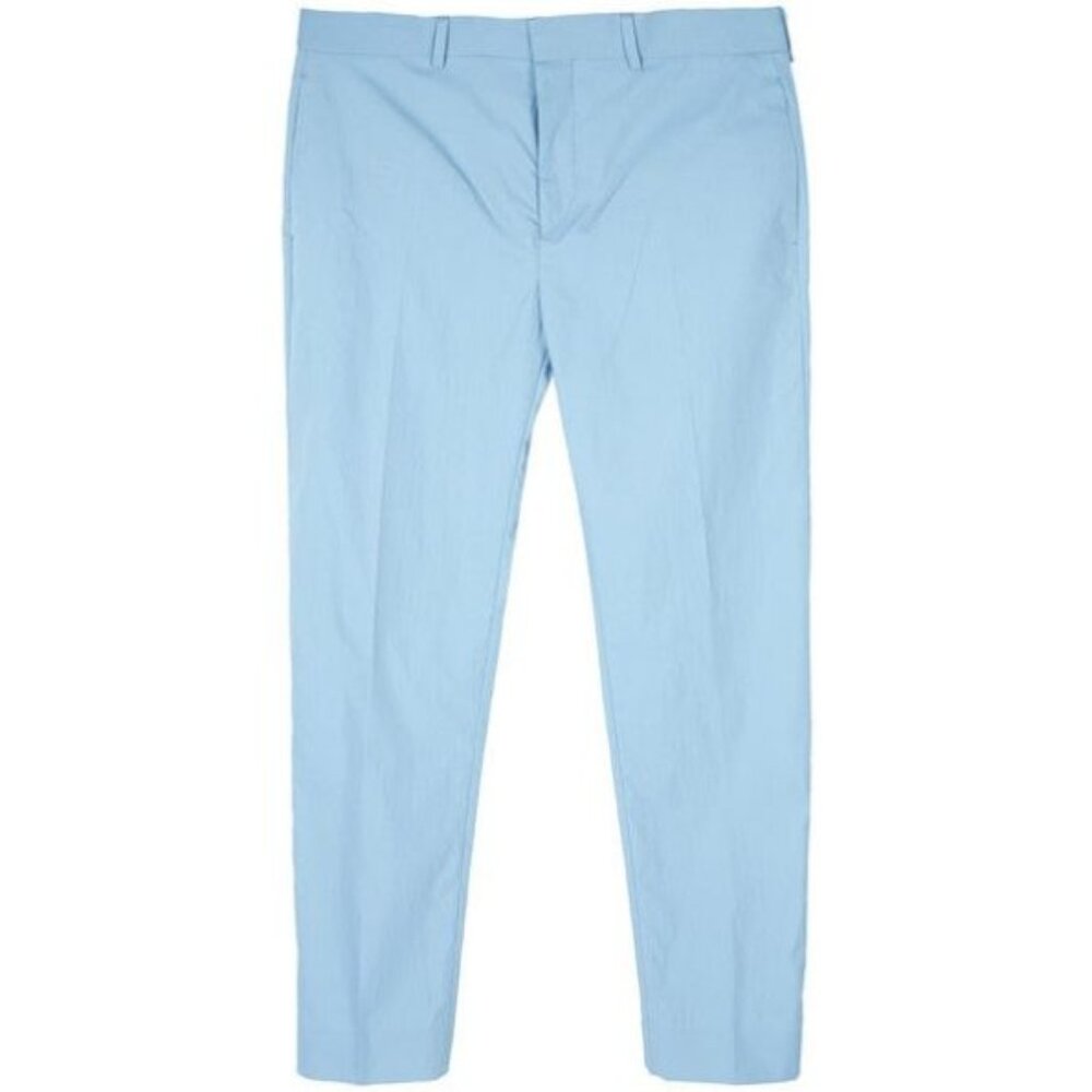 Women’s Soft Leather Pleated Dress Pants with Open Hem Plus Size